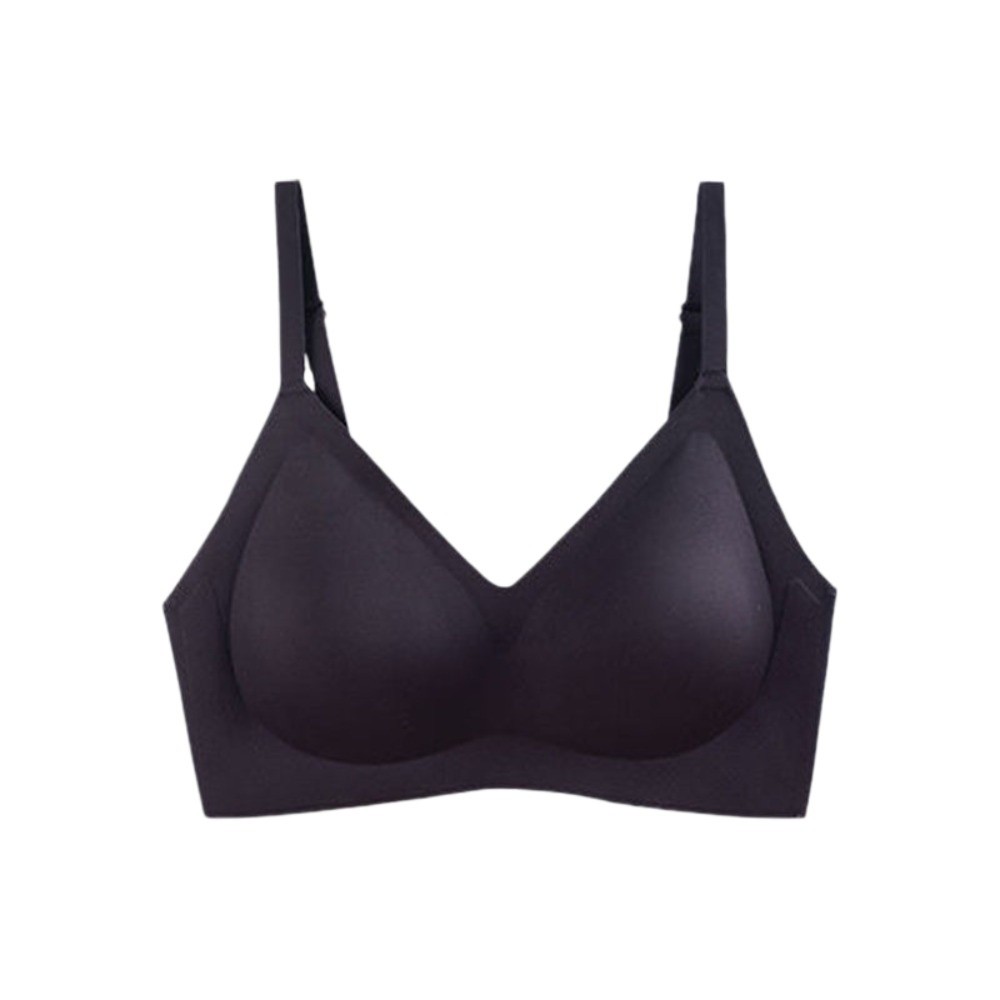 Bralette Wireless Soft - บราไร้สายแบบดันทรงที่สวมใส่สบาย รองรับหน้าอกอย่างนุ่มนวล บราเล็ตพร้อมแผ่นรองลาเท็กซ์ ชุดชั้นในไร้ตะเข็บสำหรับกีฬาและโยคะ