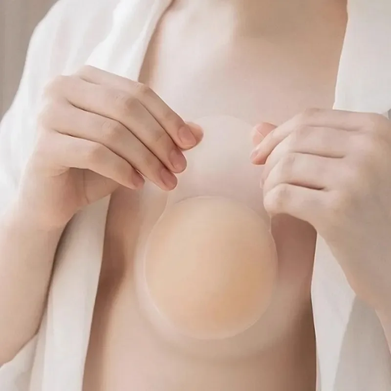 แผ่นปิดจุกนมซิลิโคน 1 คู่ ยกกร - Silicone Bra Adhesive บทวิจารณ์และราคา
